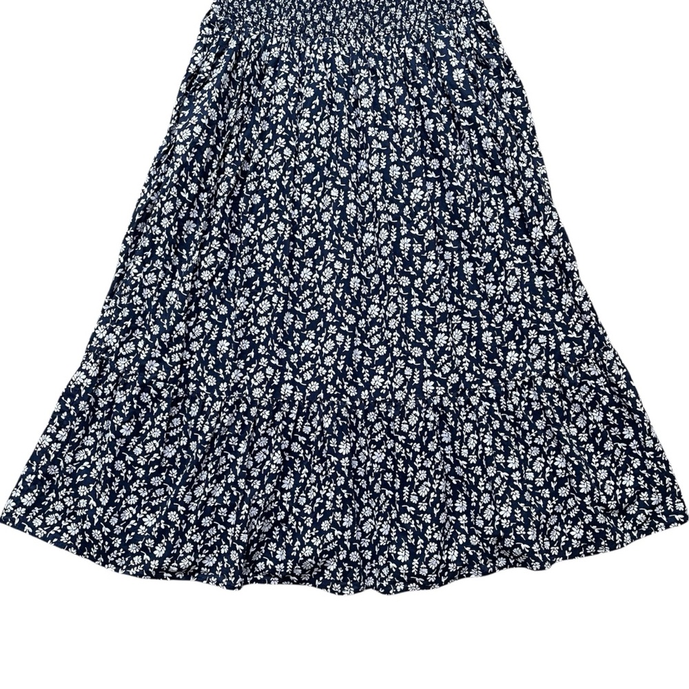 *NWOT* J. Crew Printed Smocked Tiered Midi/Maxi Dress - Picture 9 of 16